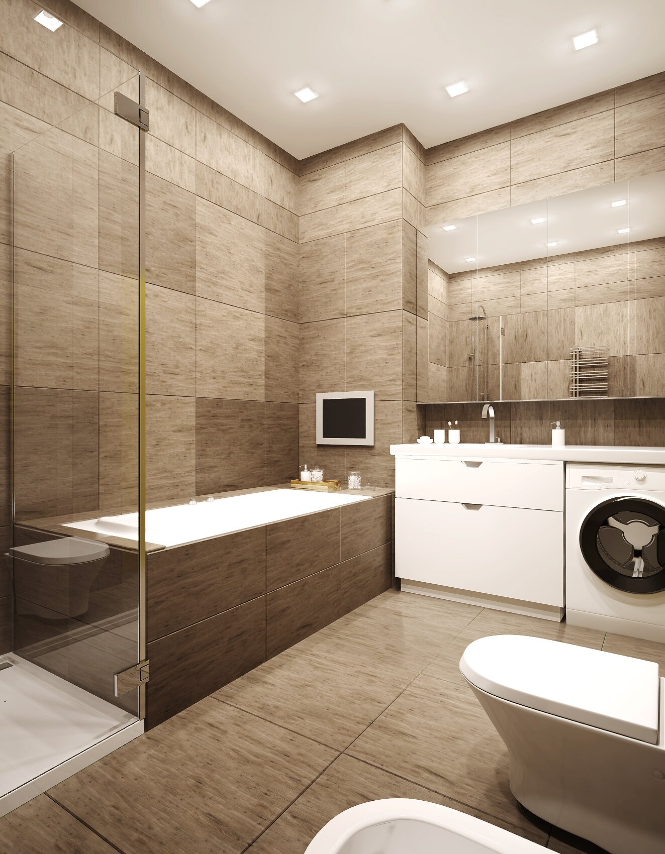 Дизайн интерьера ванной и санузла: проектов в различных стилях Санкт-Петербург