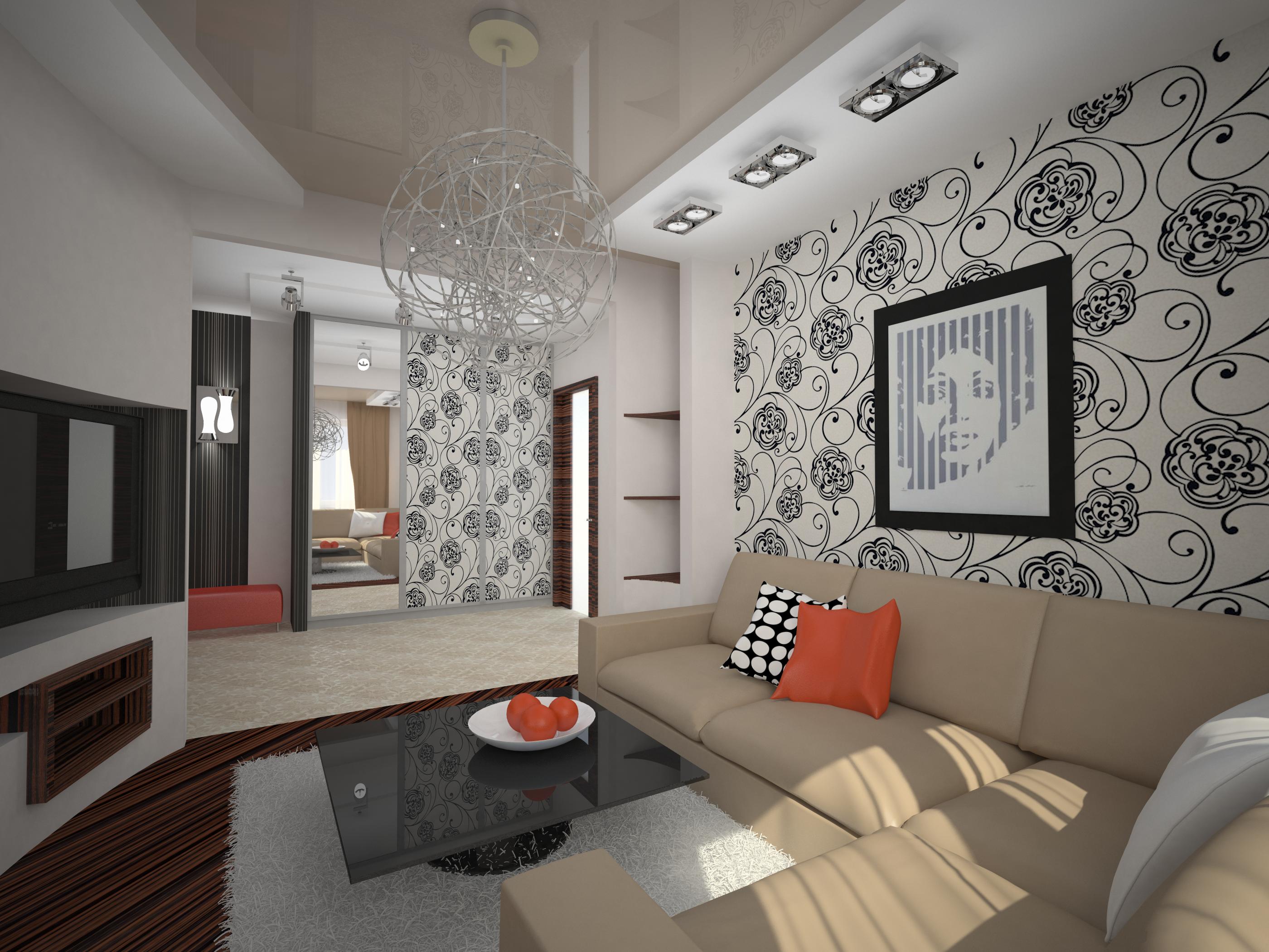 Идеи дизайна зала в квартире - 72 фото